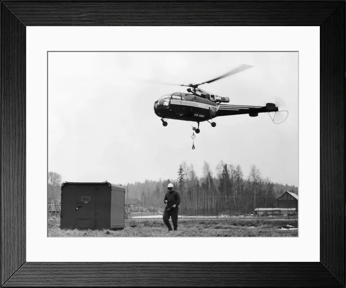 Framed Print : Aerospatiale SA-316 Alouette III / 3 Framed Print : Aerospatiale SA-316 Alouette III / 3