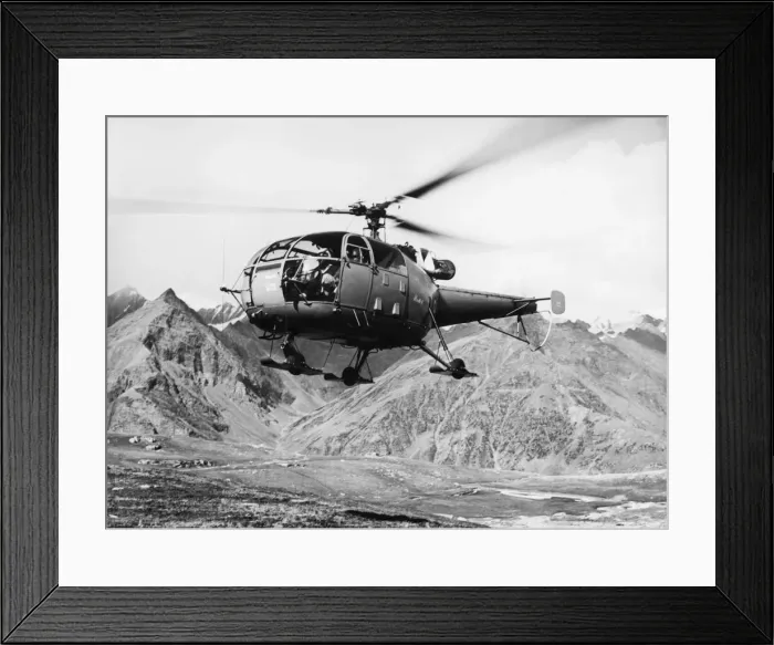Framed Print : Aerospatiale SA-316 Alouette III / 3 Framed Print : Aerospatiale SA-316 Alouette III / 3