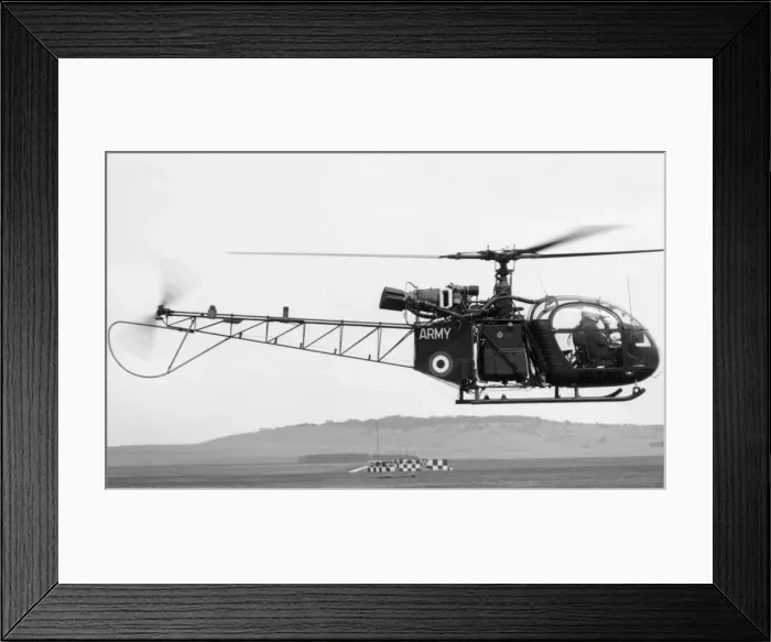 Framed Print : Aerospatiale SA-315 Alouette II / 2 Framed Print : Aerospatiale SA-315 Alouette II / 2