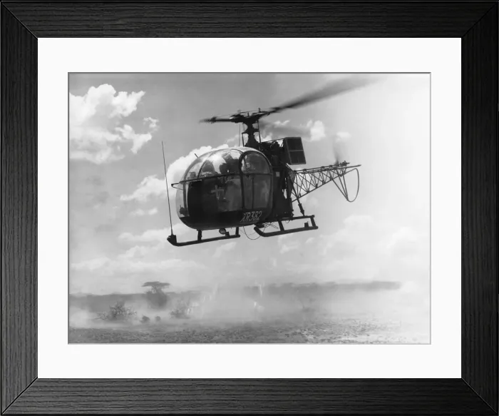 Framed Print : Aerospatiale SA-315 Alouette II / 2 Framed Print : Aerospatiale SA-315 Alouette II / 2