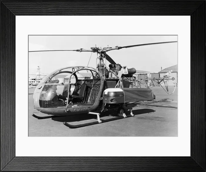 Framed Print : Aerospatiale SA-315 Alouette II / 2 Framed Print : Aerospatiale SA-315 Alouette II / 2