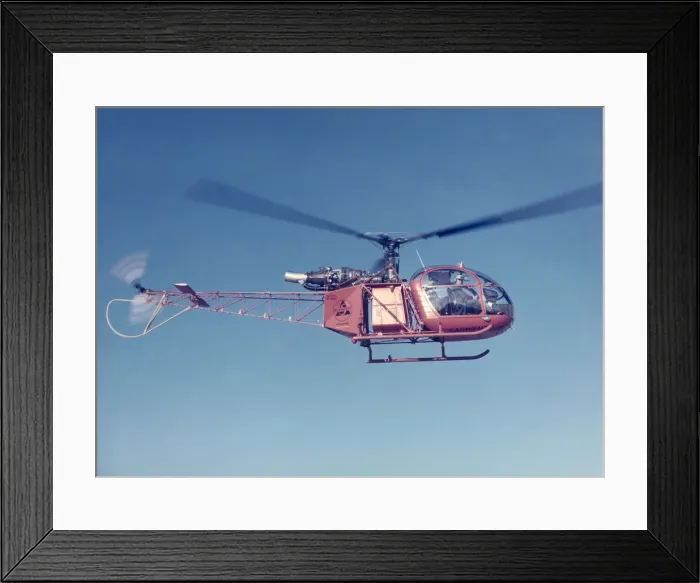 Framed Print : Aerospatiale SA-315 Alouette II / 2 Framed Print : Aerospatiale SA-315 Alouette II / 2