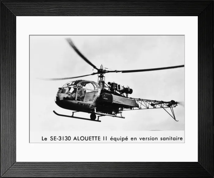 Framed Print : Aerospatiale SA-315 Alouette II / 2 Framed Print : Aerospatiale SA-315 Alouette II / 2