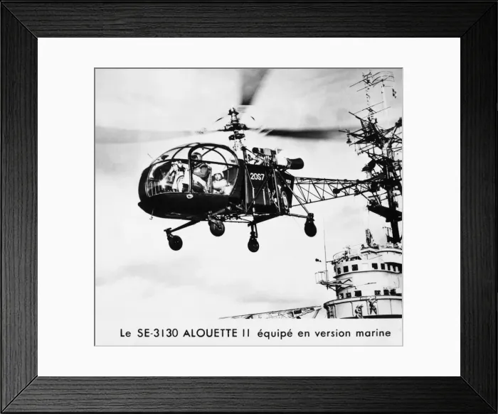 Framed Print : Aerospatiale SA-315 Alouette II / 2 Framed Print : Aerospatiale SA-315 Alouette II / 2