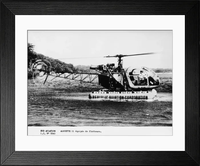 Framed Print : Aerospatiale SA-315 Alouette II / 2 Framed Print : Aerospatiale SA-315 Alouette II / 2