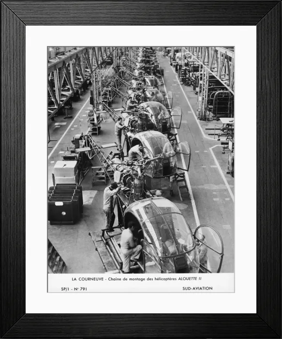 Framed Print : Aerospatiale SA-315 Alouette II / 2 Framed Print : Aerospatiale SA-315 Alouette II / 2