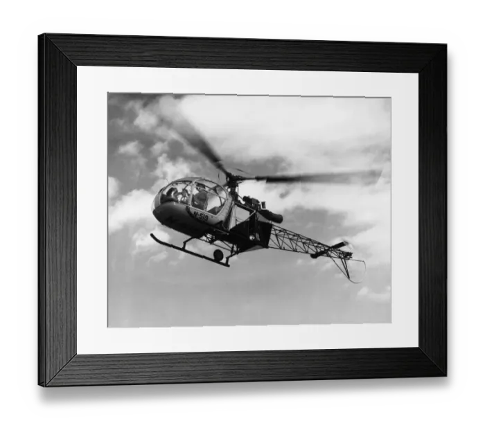 Framed Print : Aerospatiale SA-315 Alouette II / 2 Framed Print : Aerospatiale SA-315 Alouette II / 2
