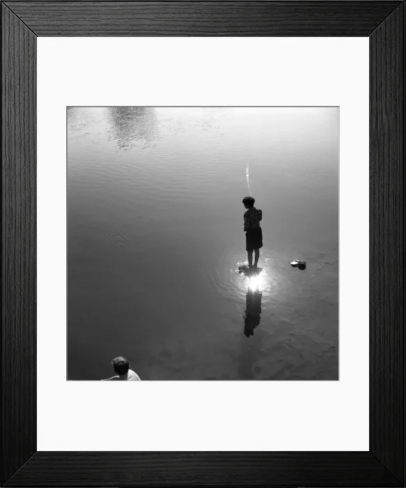 Framed Print : Fishing at Bewdley, Worcestershire Framed Print : Fishing at Bewdley, Worcestershire
