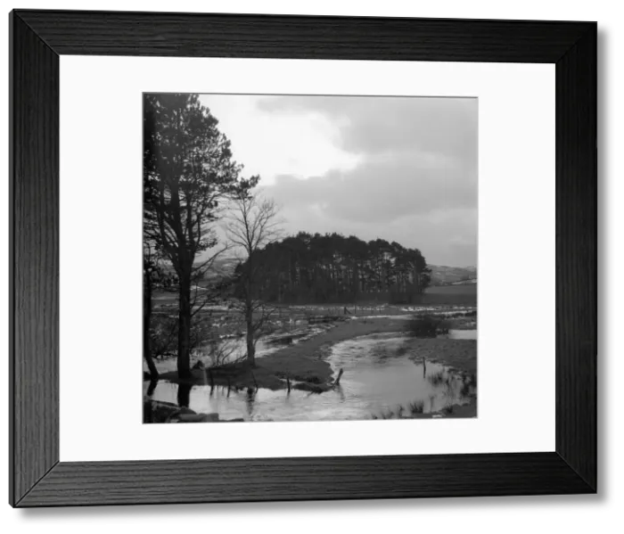 Framed Print : February landscape in the Welsh Borders Framed Print : February landscape in the Welsh Borders