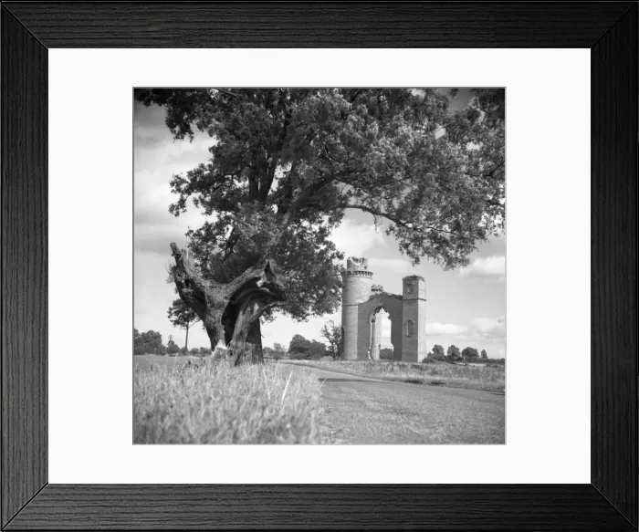 Framed Print : A Ruined building in the English countryside Framed Print : A Ruined building in the English countryside