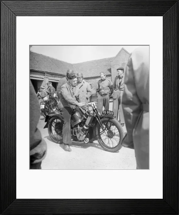 Framed Print : Veteran Motorcycle Rally, Gt Whitley, Worcestershire Framed Print : Veteran Motorcycle Rally, Gt Whitley, Worcestershire
