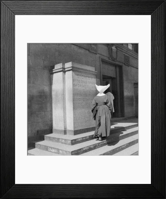 Framed Print : Nun, Manchester Framed Print : Nun, Manchester