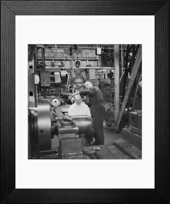 Framed Print : Haircut, Worcestershire Framed Print : Haircut, Worcestershire