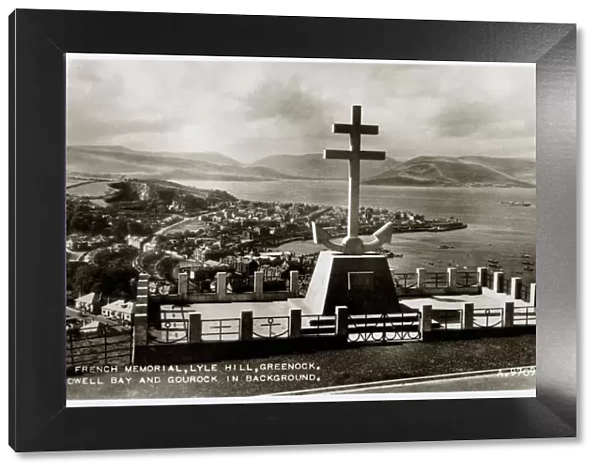 The French Memorial - Lyle Hill, Greenock