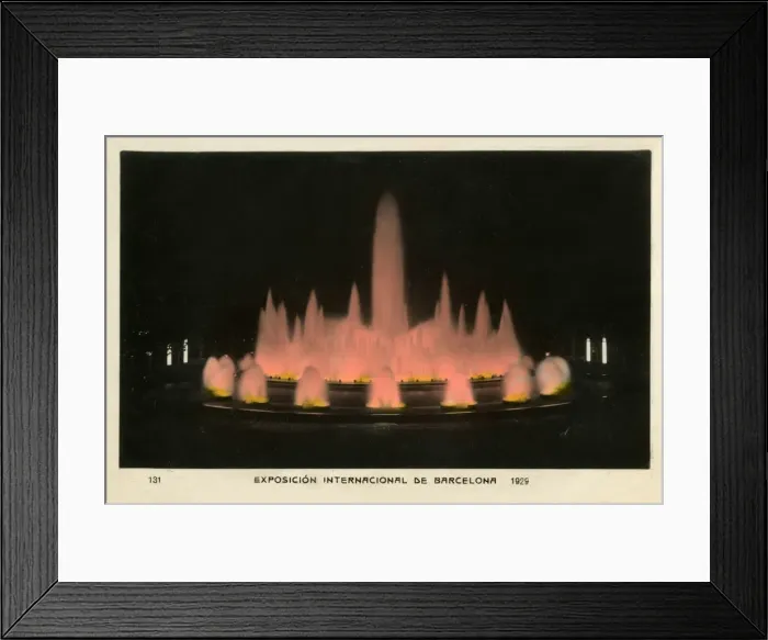 Framed Print : Barcelona, Spain - International Exhibition Framed Print : Barcelona, Spain - International Exhibition
