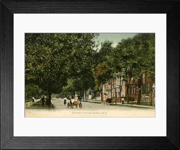 Framed Print : Delaware Avenue, Buffalo, New York State, USA Framed Print : Delaware Avenue, Buffalo, New York State, USA