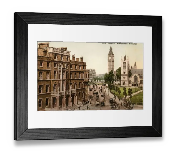 Framed Print : Westminster Hospital, London Framed Print : Westminster Hospital, London