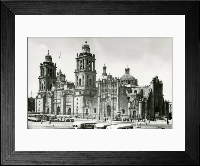 Framed Print : Mexico - Cathedral, Mexico City Framed Print : Mexico - Cathedral, Mexico City