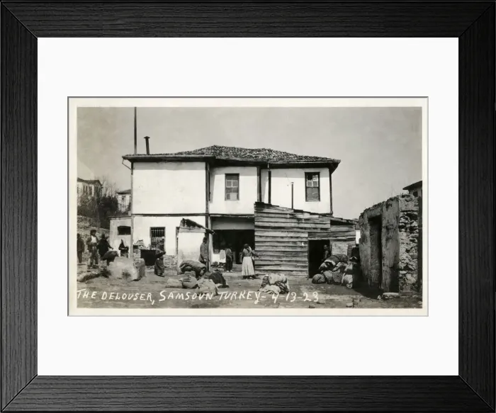 Framed Print : The De-Lousing Establishment at Samsun, Turkey Framed Print : The De-Lousing Establishment at Samsun, Turkey