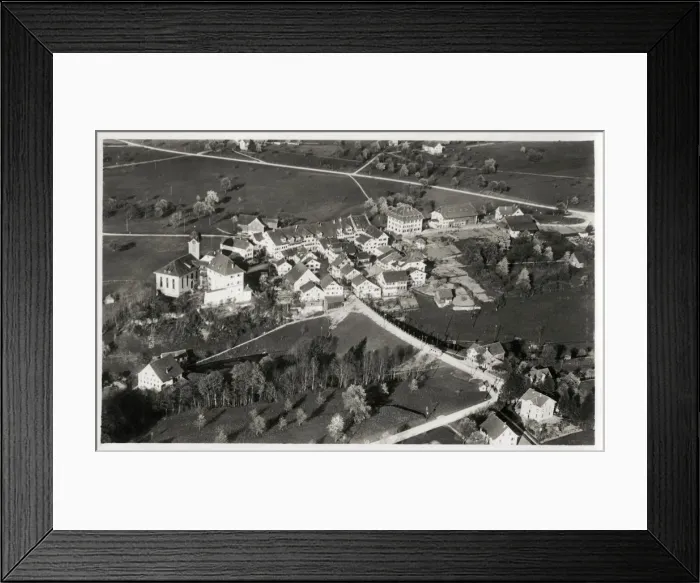 Framed Print : Switzerland - Gruningen - Aerial View Framed Print : Switzerland - Gruningen - Aerial View