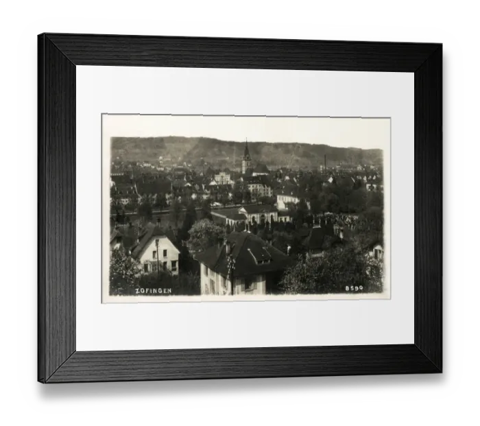 Framed Print : Switzerland - Zofingen - a city in the canton of Aargau Framed Print : Switzerland - Zofingen - a city in the canton of Aargau