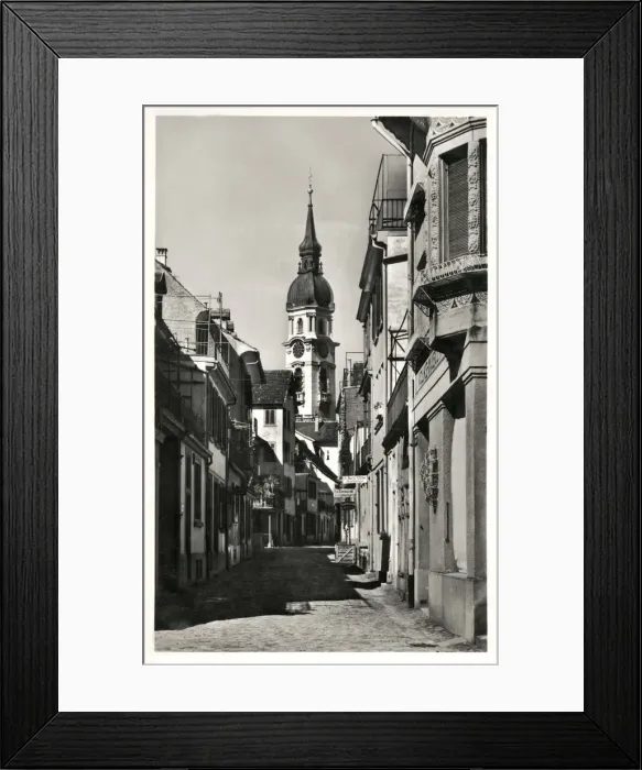 Framed Print : Switzerland - Mittelgasse, Frauenfeld Framed Print : Switzerland - Mittelgasse, Frauenfeld