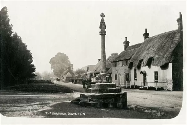 Village Cross - The Borough - Downton nr. Salisbury, Wilts