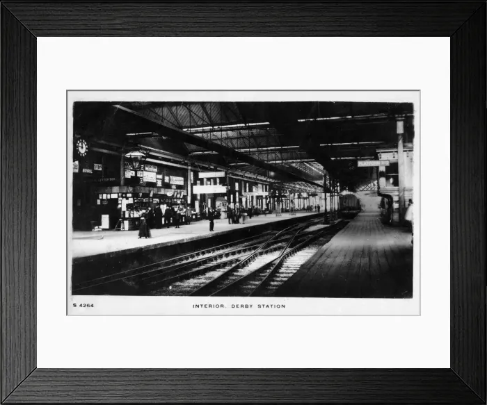 Framed Print : The Interior of Derby Station Framed Print : The Interior of Derby Station
