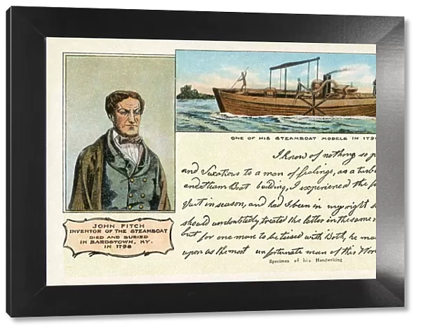 John Fitch - American inventor of the steamboat