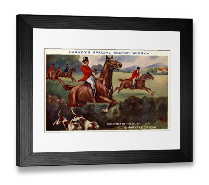Framed Print : Promotional postcard for Harveys Special Scotch Whisky Framed Print : Promotional postcard for Harveys Special Scotch Whisky
