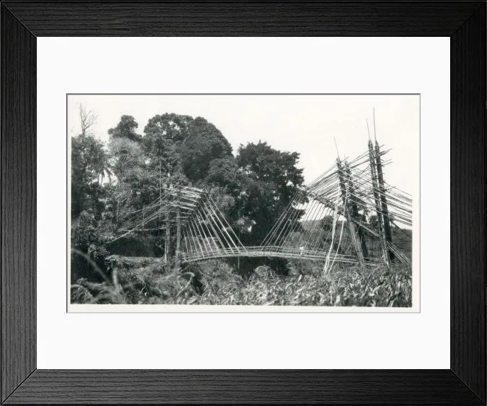 Framed Print : Java, Indonesia - remarkable bridge