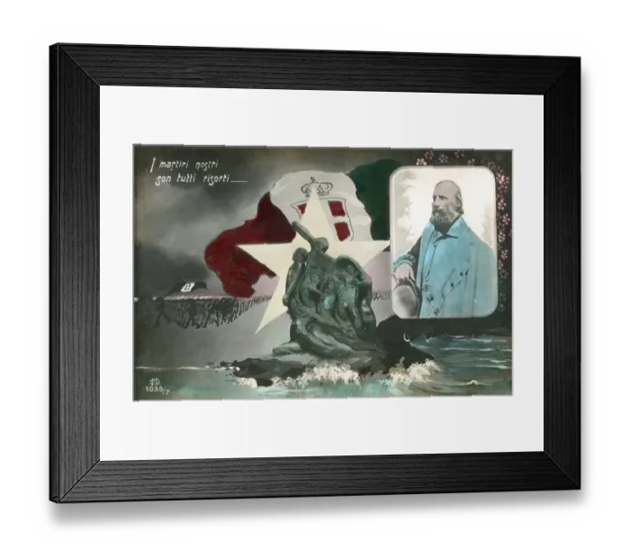 Framed Print : WW1 - Italy - Giuseppe Garibaldi - Glorious Martyrs Framed Print : WW1 - Italy - Giuseppe Garibaldi - Glorious Martyrs