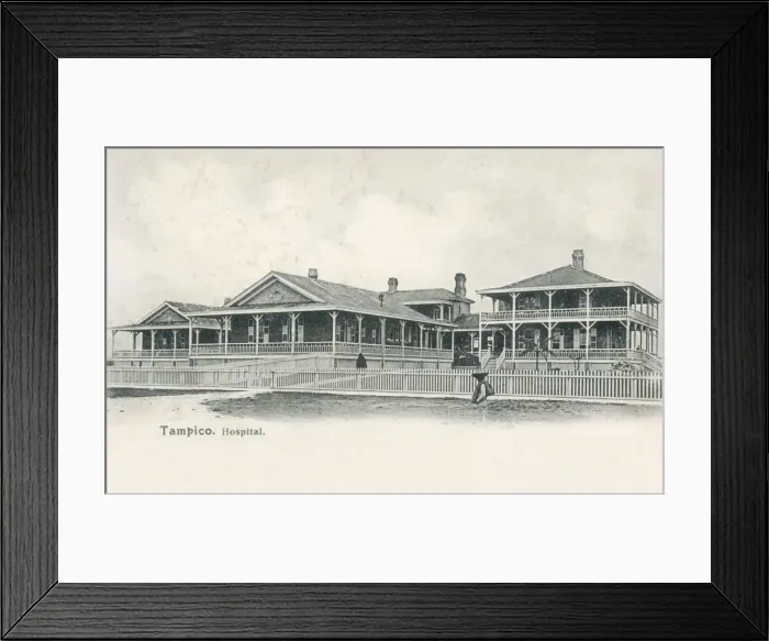 Framed Print : The Hospital, Tampico, Mexico Framed Print : The Hospital, Tampico, Mexico