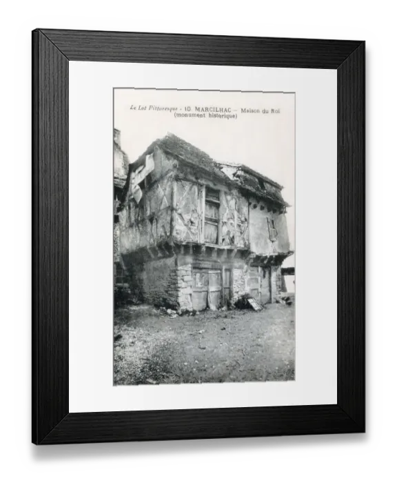 Framed Print : Marcilhac-sur-Cele - The Kings House - France Framed Print : Marcilhac-sur-Cele - The Kings House - France