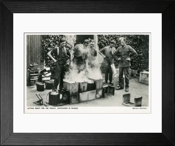 Framed Print : WW2 - Getting ready for the Troops - Somewhere in France Framed Print : WW2 - Getting ready for the Troops - Somewhere in France
