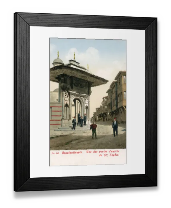 Framed Print : Istanbul, Turkey, Ottoman Empire - Entrance to Ayasofya Framed Print : Istanbul, Turkey, Ottoman Empire - Entrance to Ayasofya