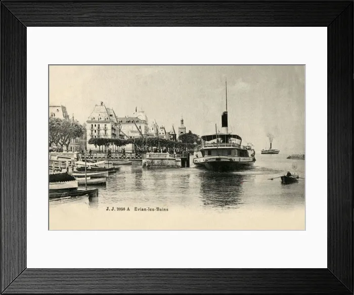 Framed Print : Evian-les-Bains - Switzerland Framed Print : Evian-les-Bains - Switzerland