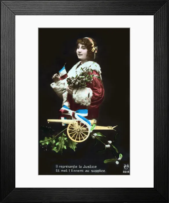 Framed Print : WW1 - France - The Gun as the purveyor of justice Framed Print : WW1 - France - The Gun as the purveyor of justice