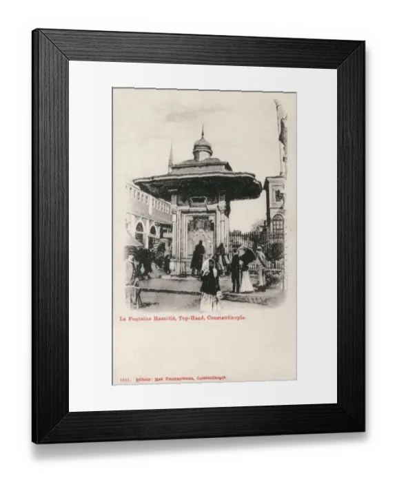 Framed Print : Istanbul, Turkey, Ottoman Empire - Hamidie Fountain, Tophane Framed Print : Istanbul, Turkey, Ottoman Empire - Hamidie Fountain, Tophane