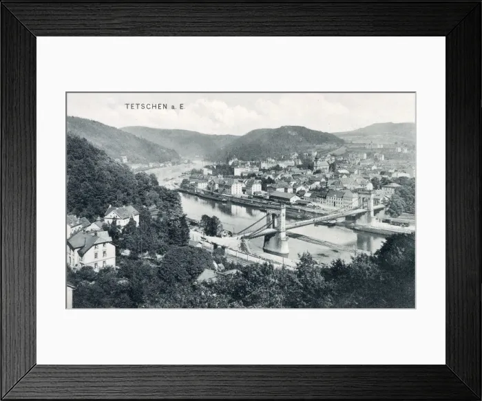 Framed Print : Czech Republic - Decin - spa town on the Elbe Framed Print : Czech Republic - Decin - spa town on the Elbe