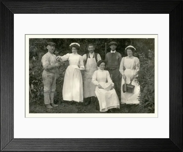 Framed Print : Household Staff - Upper Middle Class Framed Print : Household Staff - Upper Middle Class