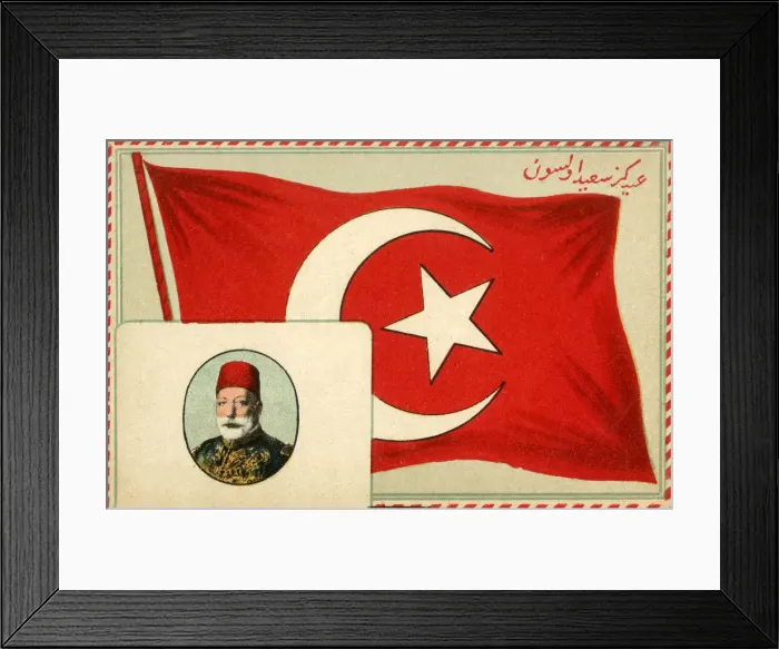 Framed Print : Sultan Mehmed V Reshad of Turkey (1844 - 1918) Framed Print : Sultan Mehmed V Reshad of Turkey (1844 - 1918)
