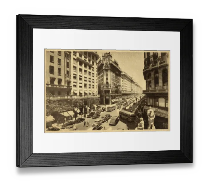 Framed Print : Avenida Roque Saenz Pena, Buenos Aires, Argentina Framed Print : Avenida Roque Saenz Pena, Buenos Aires, Argentina