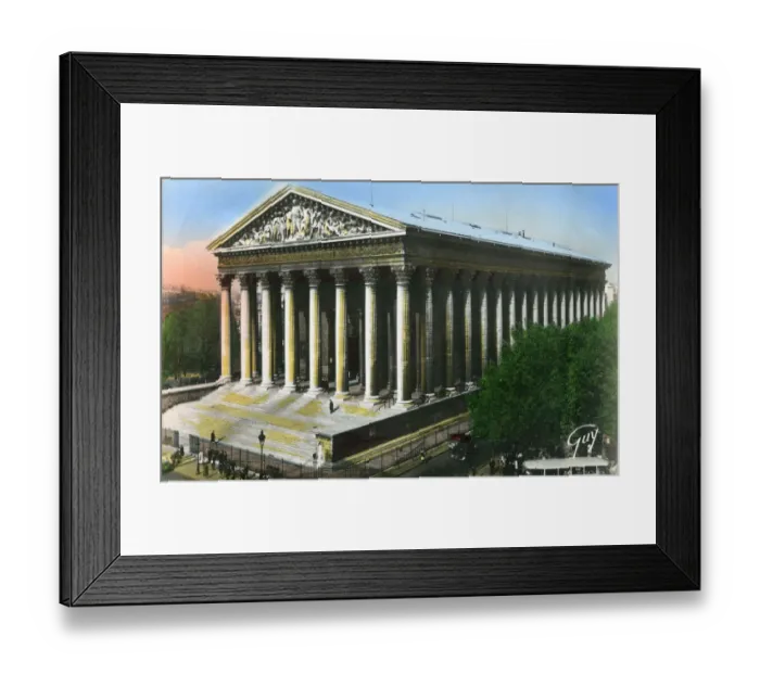 Framed Print : Paris, France - Eglise de la Madeleine (1806) Framed Print : Paris, France - Eglise de la Madeleine (1806)