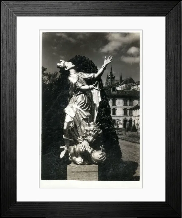 Framed Print : Statue in Prague - Czech Republic Framed Print : Statue in Prague - Czech Republic