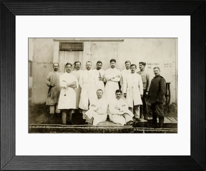 Framed Print : WW1 - Kiel Military Field Hospital - Ear-Nose-Throat Dept Framed Print : WW1 - Kiel Military Field Hospital - Ear-Nose-Throat Dept