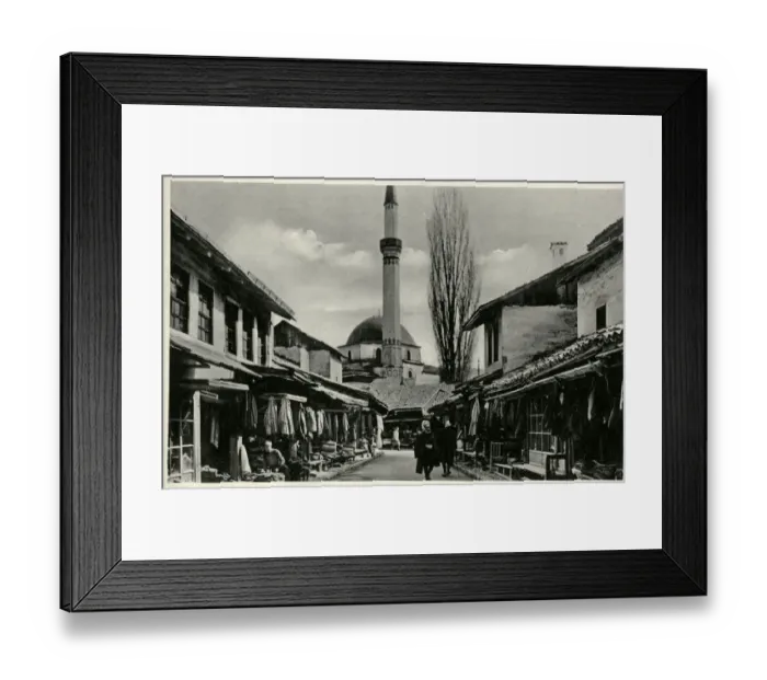 Framed Print : Sarajevo, Bosnia Herzegovina - Trgovke St in the Bascarsija Framed Print : Sarajevo, Bosnia Herzegovina - Trgovke St in the Bascarsija