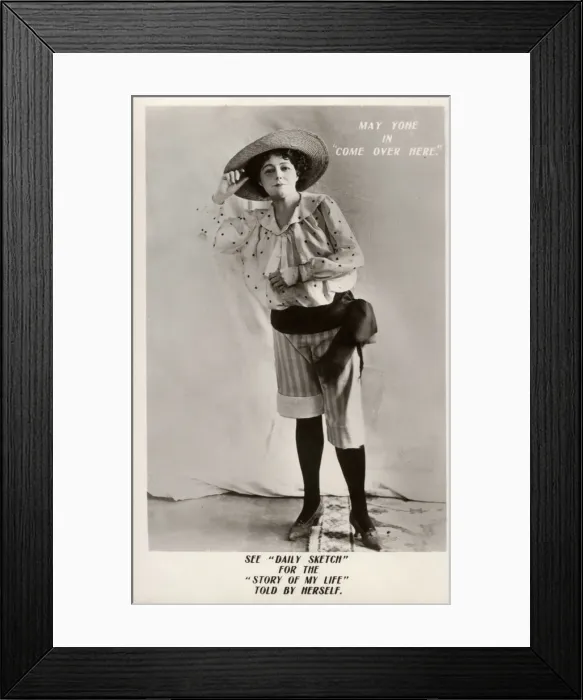 Framed Print : May Yohe performing as Little Christopher Columbus Framed Print : May Yohe performing as Little Christopher Columbus