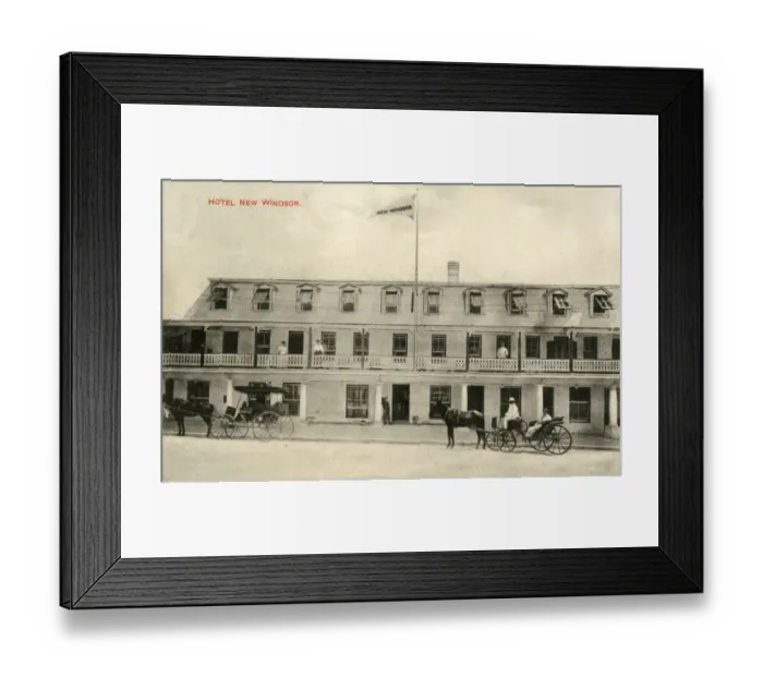 Framed Print : Hotel New Windsor - Bermuda Framed Print : Hotel New Windsor - Bermuda