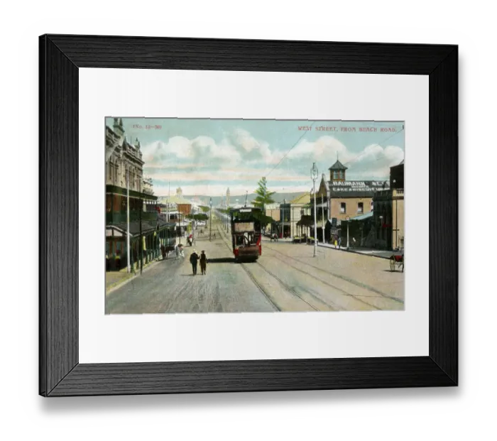 Framed Print : West Street from Beach Road - Durban, South Africa Framed Print : West Street from Beach Road - Durban, South Africa